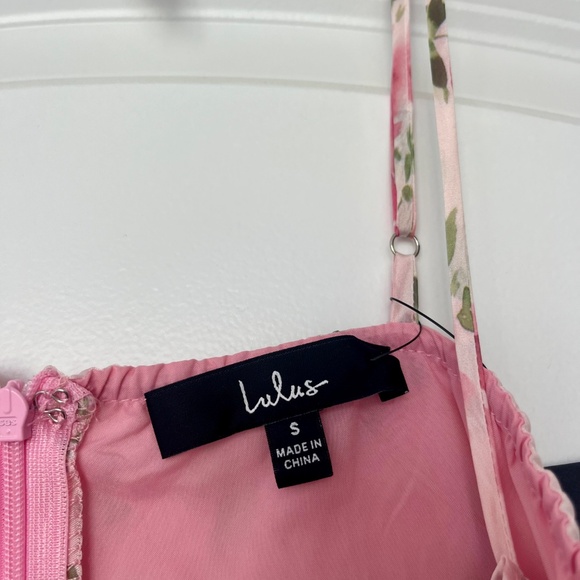 Lulus Immaculate Cutie pink floral midi dress - Picture 7 of 8